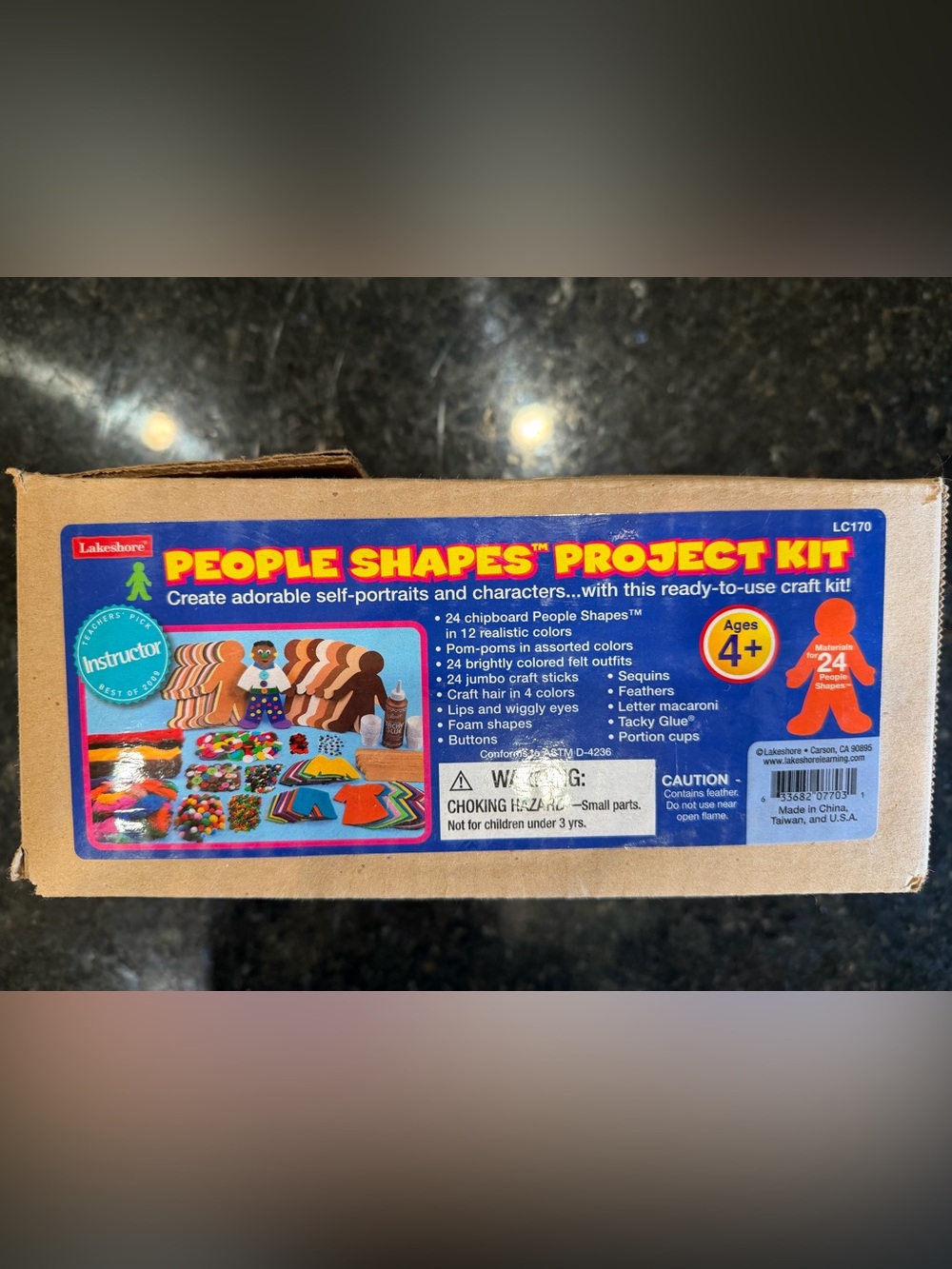 Lakeshore People Shapes Project Kit - Multicolor